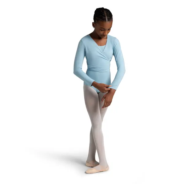 Capezio cross over top, top do rozgrzewki dla dziewczynek