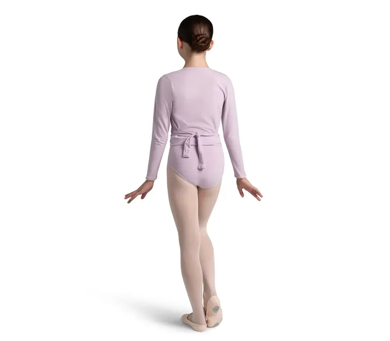 Capezio cross over top, top do rozgrzewki dla dziewczynek - Czerwony granat Capezio 