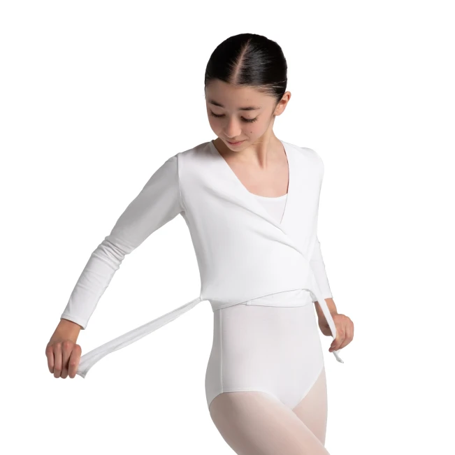 Capezio cross over top, top do rozgrzewki dla dziewczynek Capezio cross over top, top do rozgrzewki dla dziewczynek