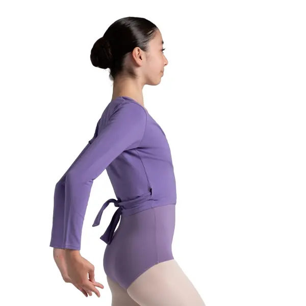Capezio cross over top, top do rozgrzewki dla dziewczynek