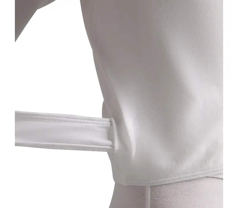 Capezio cross over top, top do rozgrzewki dla dziewczynek - Czerwony granat Capezio 