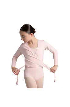 Capezio cross over top, top do rozgrzewki dla dziewczynek