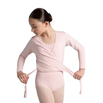 Capezio cross over top, top do rozgrzewki dla dziewczynek