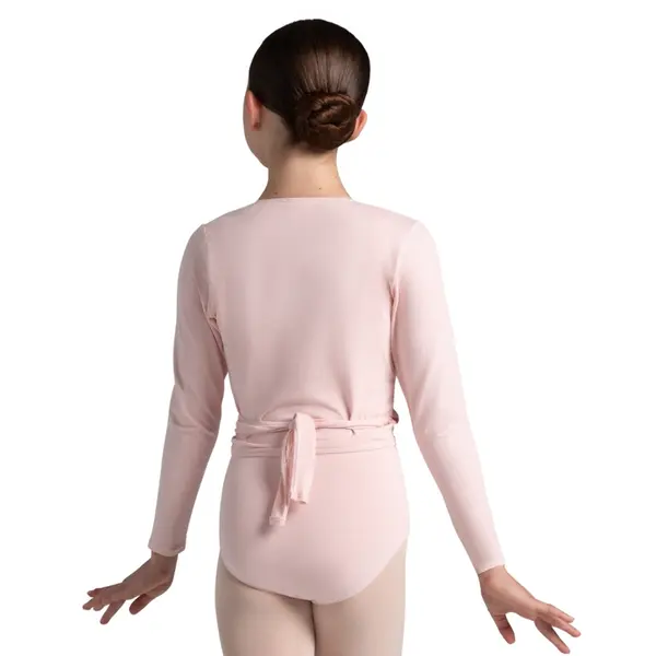 Capezio cross over top, top do rozgrzewki dla dziewczynek