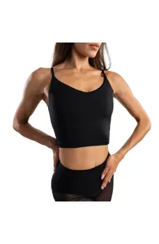 Capezio Dance Cami top, damski treningowy latino top na ramiączkach
