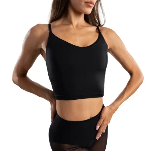 Capezio Dance Cami top EL110W, latino top na ramiączkach dla pań