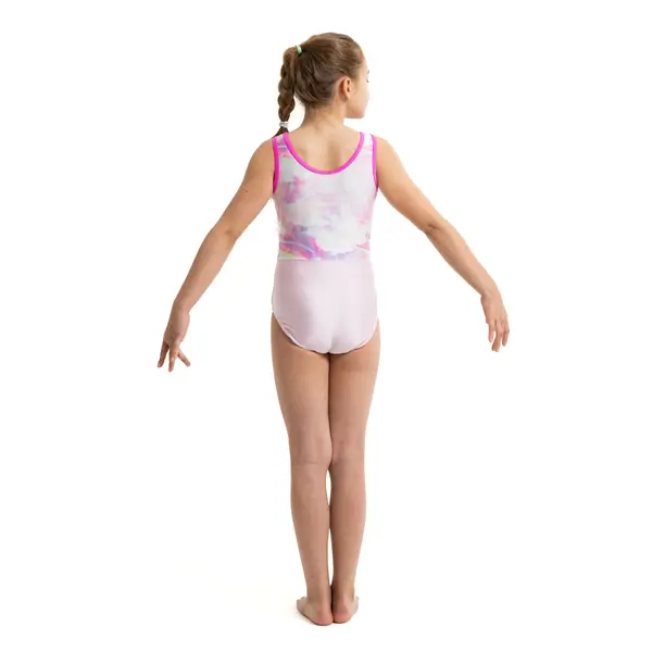 Capezio Candy Cloud Leotard, dziewczęcy trykot gimnastyczny