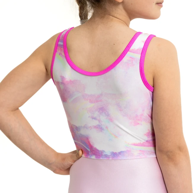 Capezio Candy Cloud Leotard, dziewczęcy trykot gimnastyczny Capezio Candy Cloud Leotard, dziewczęcy trykot gimnastyczny