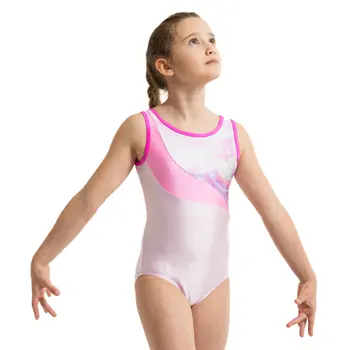 Capezio Candy Cloud Leotard, dziewczęcy trykot gimnastyczny