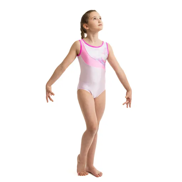 Capezio Candy Cloud Leotard, dziewczęcy trykot gimnastyczny