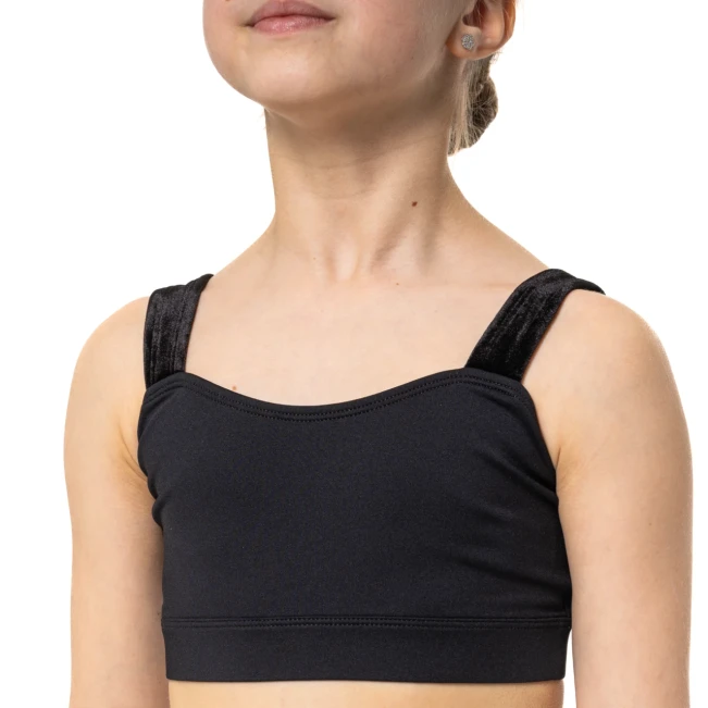 Capezio Catherine Top, crop top dla dziewcząt Capezio Catherine Top, crop top dla dziewcząt