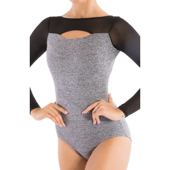 Capezio Dance Active Front Keyhole long sleeve leo, trykot damski Capezio Dance Active Front Keyhole long sleeve leo, trykot damski