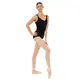 Capezio Dreamy Leotard, damski trykot na szerokich ramiączkach