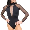 Capezio Soft Elegance long sleeve, damski trykot do tańców towarzyskich