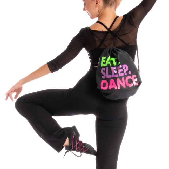 Capezio Eat Sleep Dance, torba ze sznurkiem Capezio Eat Sleep Dance, torba ze sznurkiem