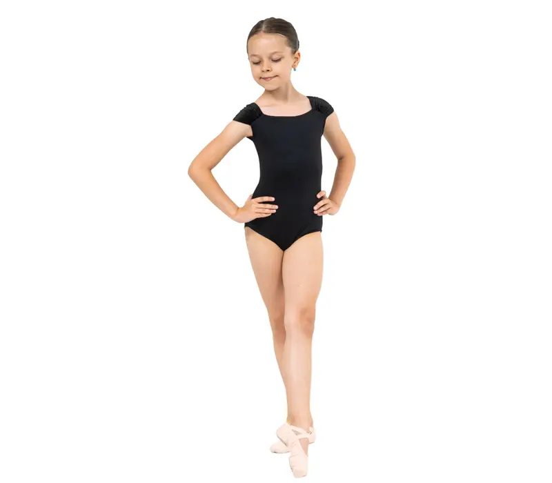 Capezio Elizabeth leotard, trykot dla dziewcząt - Czarny