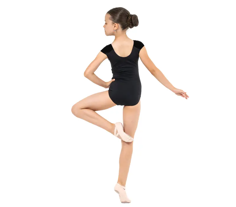 Capezio Elizabeth leotard, trykot dla dziewcząt - Czarny