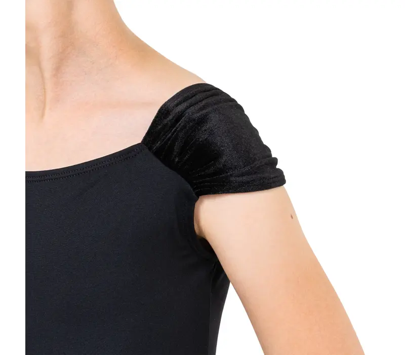 Capezio Elizabeth leotard, trykot dla dziewcząt - Czarny