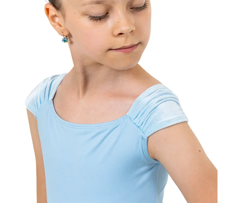 Capezio Elizabeth leotard, trykot dla dziewcząt - Niebiesko jasny Capezio 