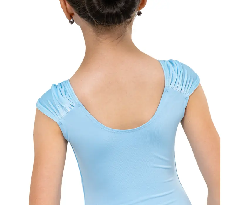 Capezio Elizabeth leotard, trykot dla dziewcząt - Niebiesko jasny Capezio 