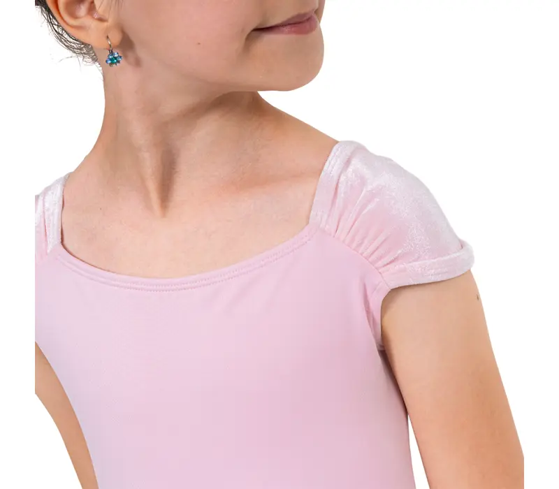 Capezio Elizabeth leotard, trykot dla dziewcząt - Różowy Capezio 
