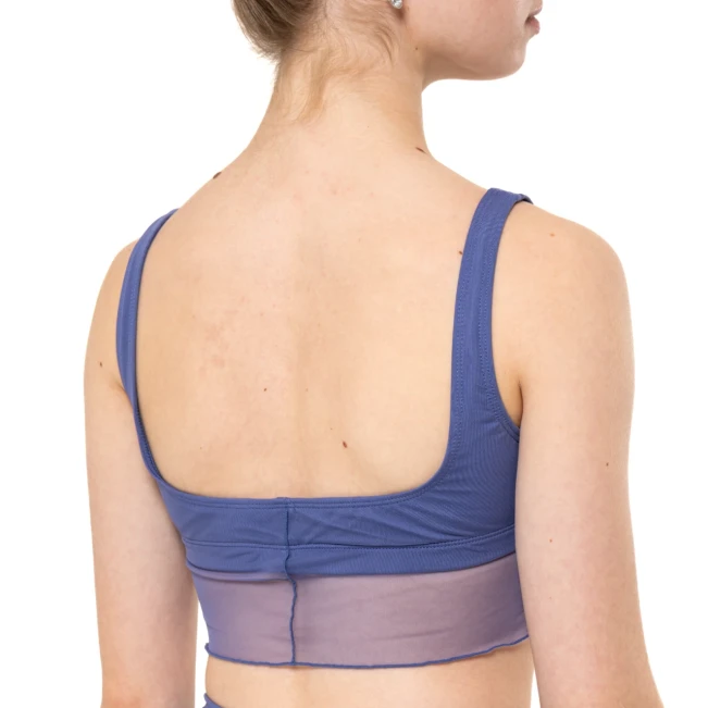 Capezio Eventide, biustonosz damski - Niebieski - storm blue