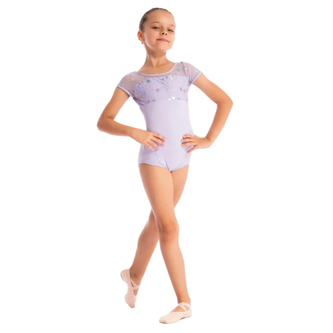 Capezio Galaxy, trykot dziecięca z krótkim rękawkiem Capezio Galaxy, trykot dziecięca z krótkim rękawkiem