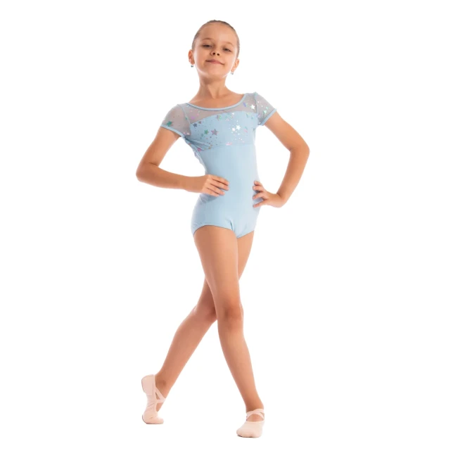 Capezio Galaxy, trykot dziecięca z krótkim rękawkiem Capezio Galaxy, trykot dziecięca z krótkim rękawkiem