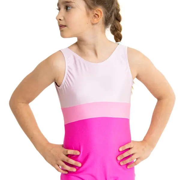 Capezio Galaxy Biketard, krótki trykot dziewczęcy