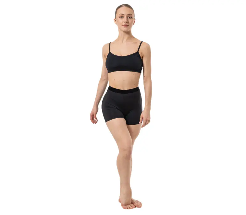 Capezio Glamour Short, szorty damskie - Czarny