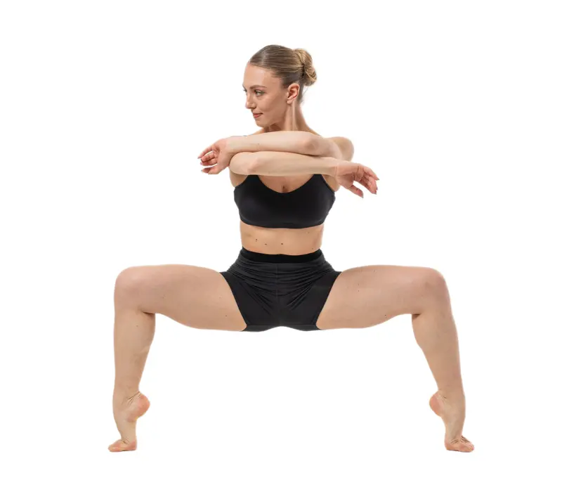 Capezio Glamour Short, szorty damskie - Czarny