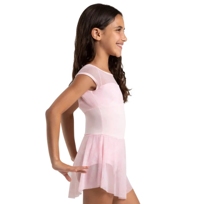 Capezio Opal, trykot z sukienką dziewczęcy