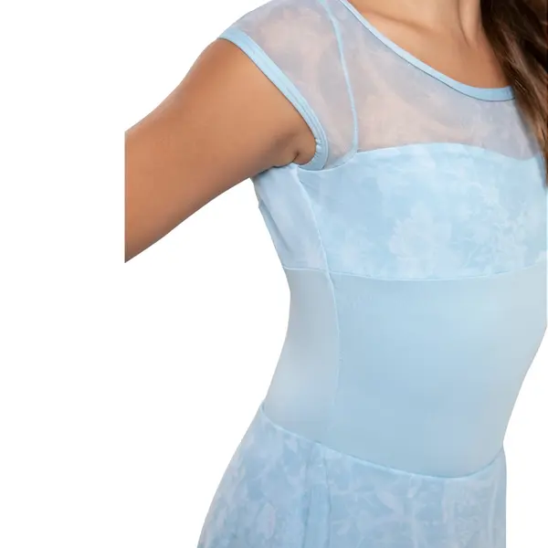 Capezio Opal, trykot z sukienką dziewczęcy