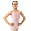Capezio Lake leotard, kwiatowy trykot dziewczęcy na krótkich ramiączkach