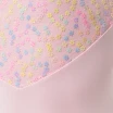 Capezio Lake leotard, kwiatowy trykot dziewczęcy na krótkich ramiączkach