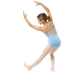Capezio Lake leotard, kwiatowy trykot dziewczęcy na krótkich ramiączkach