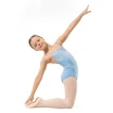 Capezio Lake leotard, kwiatowy trykot dziewczęcy na krótkich ramiączkach