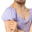 Capezio Lotus leotard, kwiatowy trykot dziewczęcy z krótkim rękawkiem Capezio Lotus leotard, kwiatowy trykot dziewczęcy z krótkim rękawkiem