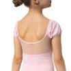 Capezio Lotus leotard, kwiatowy trykot dziewczęcy z krótkim rękawkiem Capezio Lotus leotard, kwiatowy trykot dziewczęcy z krótkim rękawkiem