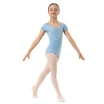Capezio Lotus leotard, kwiatowy trykot dziewczęcy z krótkim rękawkiem Capezio Lotus leotard, kwiatowy trykot dziewczęcy z krótkim rękawkiem