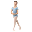 Capezio Lotus leotard, kwiatowy trykot dziewczęcy z krótkim rękawkiem Capezio Lotus leotard, kwiatowy trykot dziewczęcy z krótkim rękawkiem