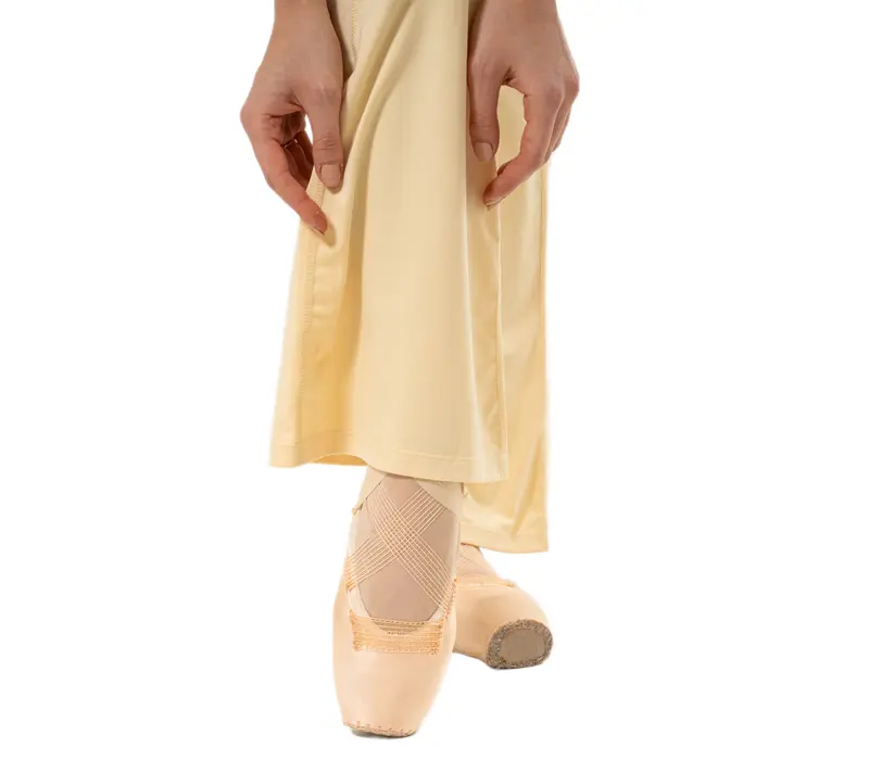 Capezio Memory Flare Legging, spodnie damskie - Jasnożółty - Butter Capezio