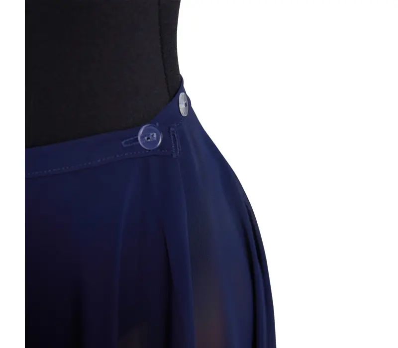 Capezio Mid Calf Full Circle skirt, damska spódnica w kształcie koła - Niebieski - navy