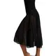 Capezio Mid Calf Full Circle skirt, damska spódnica w kształcie koła