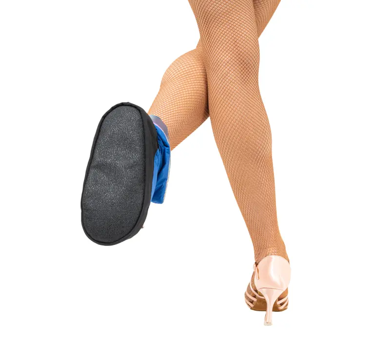 Capezio Ballroom Warmup Booties, obuwie dziewczęce rozgrzewające - metaliczna rainbow