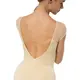 Capezio Moonsruck Cap Sleeve Leotard, damski body z krótkim siateczkowym rękawem