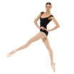 Capezio Moonsruck Cap Sleeve Leotard, damski body z krótkim siateczkowym rękawem