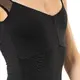 Capezio Moonsruck Cap Sleeve Leotard, damski body z krótkim siateczkowym rękawem