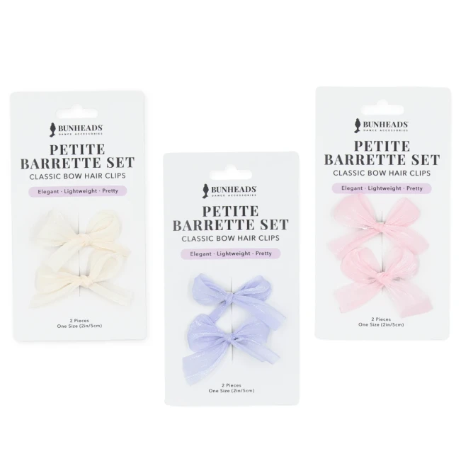 Capezio Petite Barrete Set, zestaw spinek do włosów Capezio Petite Barrete Set, zestaw spinek do włosów