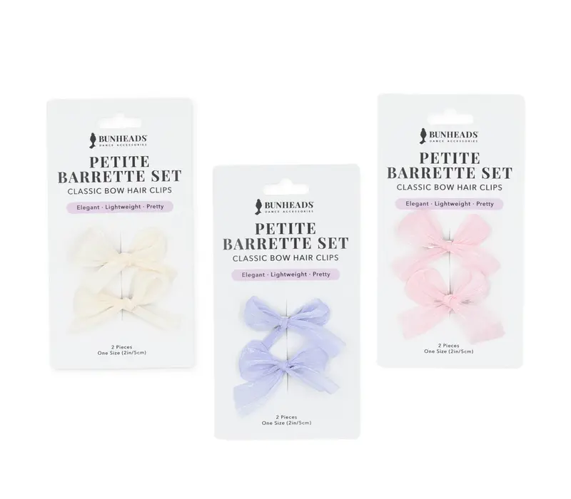 Capezio Petite Barrete Set, spinki do włosów, zestaw - Fioletowy lawendowy Capezio